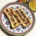 なつき☆ミ's cooksnap of when they made ♡チョコ&マシュマロゆず胡椒トースト♡.