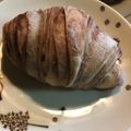 クレヨンあお's cooksnap of when they made 簡単チョコシートの折り込みパン★編みパン.