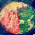 nrm87's cooksnap of when they made ☺簡単♪海老ときのこのエスニック鍋☺.