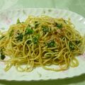 クックIT3JHF☆'s cooksnap of when they made 簡単！小松菜のベーコン卵炒め☆ソース風味.