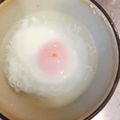 kaokaofood's cooksnap of when they made レンジでゆで卵or温泉卵を作ります.