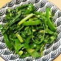りりゆぅ's cooksnap of when they made ピーマンと春菊シンプル炒め.