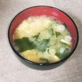 ＊coron＊'s cooksnap of when they made 【基本】ワカメと豆腐のお味噌汁.