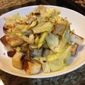 ＊葉っぱちゃん＊'s cooksnap of when they made はんぺん＆キャベツ☆マヨ炒め.