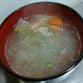 ナーちゃん's cooksnap of when they made 春雨と野菜の中華スープ.