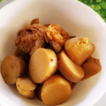 まるかば's cooksnap of when they made 優しい味☆里芋と油揚げの煮物.
