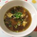 moruchama's cooksnap of when they made 舞茸かきたまスープ.