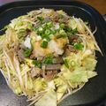 赤い彗星のコックさん's cooksnap of when they made ポン酢で食べる「元祖すじこんの店」鉄板焼.