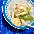ふたごゆき's cooksnap of when they made ニラとシメジの春雨スープ☆.