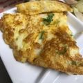 Comodarc's cooksnap of when they made はんぺん卵焼き.