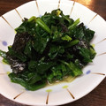 卵せんべい's cooksnap of when they made ほうれん草の海苔からし和え(๑´∀｀๑).