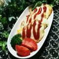 虹色♪︎ちゅーりっぷ's cooksnap of when they made 余った揚げ衣でチーズポークピカタ風☆.