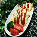 虹色♪︎ちゅーりっぷ's cooksnap of when they made 余った揚げ衣でチーズポークピカタ風☆.