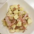 YOU1416's cooksnap of when they made 簡単☆さつまいもとベーコンのサラダ.