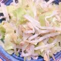 手抜きクック's cooksnap of when they made 簡単！もやしキャベツのおひたし.