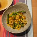 かも☆'s cooksnap of when they made アスパラとコーンのカレーマヨ炒め.