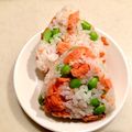 ゆっきい９'s cooksnap of when they made 鮭&枝豆の彩りおにぎり★.