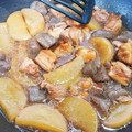 nanaきち's cooksnap of when they made フライパンで田舎こんにゃくと大根の煮物.