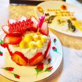 harrka's cooksnap of when they made 食パンde 1歳お誕生日ケーキ.