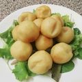 料理も少し頑張ります's cooksnap of when they made かりかりジャガイモもちのツリー.