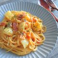 ことり会's cooksnap of when they made ぺぺたま(卵とニンニクのパスタ).