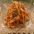 anko210's cooksnap of when they made 人参とパクチーの山葵ポン酢和え.