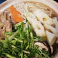 ｎｕｋａｄｕｋｅ's cooksnap of when they made ちくわぶ鍋 ～きりたんぽ鍋 風♪～.