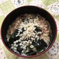 ☆haru_mi☆'s cooksnap of when they made たぬきワカメ素麺.