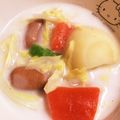 アルミちゃん's cooksnap of when they made 簡単! 白菜のミルクスープ.