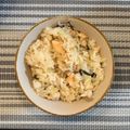 ちーたそ☆'s cooksnap of when they made ふっくら～♬ネギと鮭の炊き込みご飯.