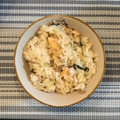 ちーたそ☆'s cooksnap of when they made ふっくら～♬ネギと鮭の炊き込みご飯.