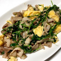sato3★'s cooksnap of when they made ごま油香る☆豆苗と豚肉のたまご炒め.