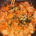 レモンジャー's cooksnap of when they made にんじんと豚肉のマーマレード炒め.