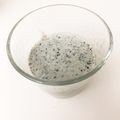 Sarah09's cooksnap of when they made アガーで黒ゴマプリン.