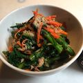 クック34XP21☆'s cooksnap of when they made 春菊のツナ胡麻和え♪簡単コチュジャンと.