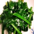 ムーミン☆ママ's cooksnap of when they made お肉の付け合わせ☆ほうれん草のソテー.