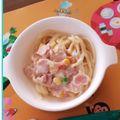 ミーミーまま's cooksnap of when they made 簡単 クリームパスタ.