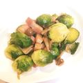 笑顔ちゃんの娘's cooksnap of when they made 芽キャベツでもう一品☆.