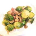 笑顔ちゃんの娘's cooksnap of when they made 芽キャベツでもう一品☆.