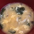 クっぴー's cooksnap of when they made えのきとわかめの卵入り味噌汁♪.