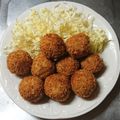 MikariAki☆'s cooksnap of when they made 揚げない簡単コロッケ.
