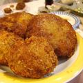 るちあママ's cooksnap of when they made 蓮根入り♪　サクサクのメンチカツ.