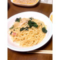 もふもふ〆姫's cooksnap of when they made キノコとほうれん草の和風パスタ.