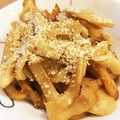 めぐちょろりん's cooksnap of when they made お弁当のおかず♡レンコンとちくわの炒め煮.