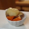 ぽっぽぺぺ's cooksnap of when they made 里芋と人参の煮物　ごま油でコク旨♪.