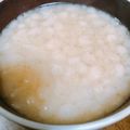 928るびすけ☆☆'s cooksnap of when they made 蕪の味噌汁～揚げ玉入り～.