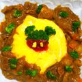 nosso's cooksnap of when they made キャラご飯♡ミッキーオムライス.