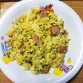 ピクミン☆K's cooksnap of when they made 簡単ランチ！ソーセージでバター炒飯.