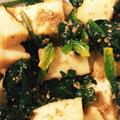 mana❁mint's cooksnap of when they made ほうれん草と厚揚げのピリ辛胡麻和え♪♪.