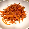 anko210's cooksnap of when they made 人参のきんぴら、ほんのりアンチョビ風味.